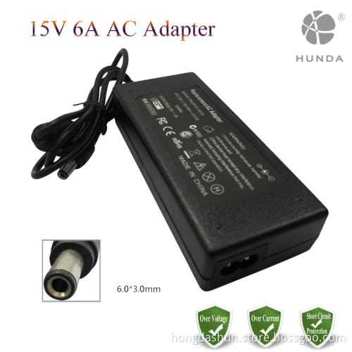 15V 6A 90W AC DC Adapter Laptop charging power supply for M2 M3 M4 M2V S1 S2 M2-S730 M2-S7302ST M4-S435 M4-S515 M5-ST5011